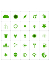 immagine icone ecologiche