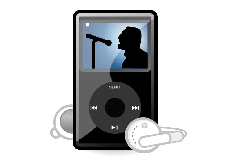 immagine ipod mp3 player