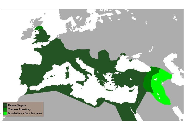 immagine l'impero Romano - dimensione massima
