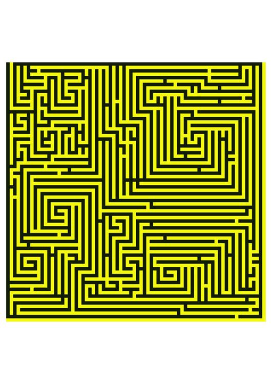 labirinto - giallo