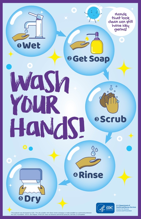 immagine lavati le mani
