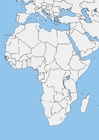 immagini mappa Africa - bianco