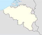 mappa del Belgio bianco