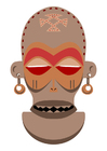 Maschera africana - Zaire - Angola