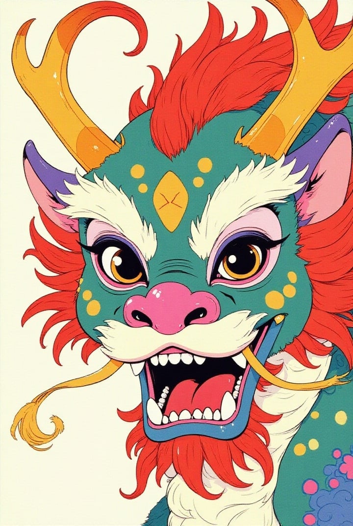immagine Maschera del drago cinese 