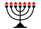 immagine menorah