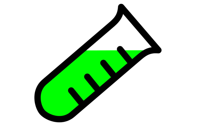 immagine provetta da laboratorio