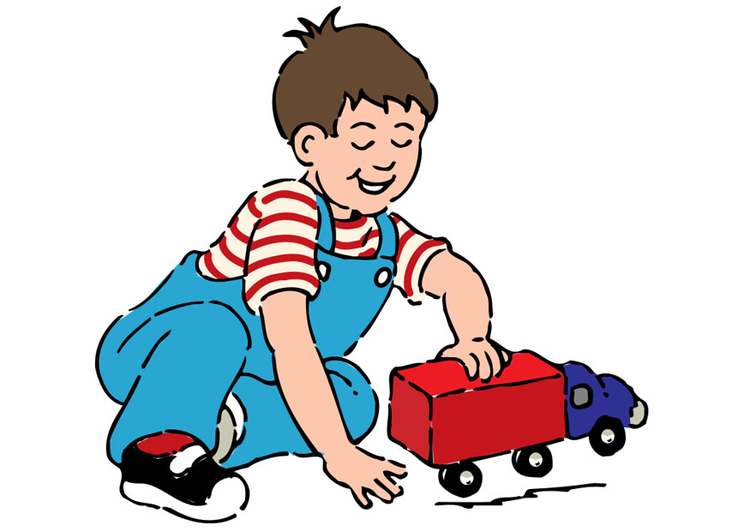 immagine ragazzo con macchina giocattolo