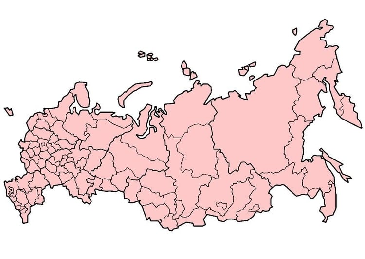 immagine Russia e i suoi distretti