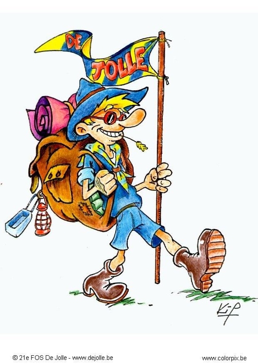 disegni di scout in bicicletta immagini