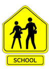 immagini segnale stradale - scuola