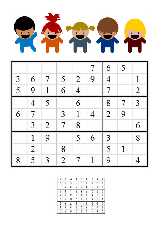 immagine sudoku - bimbi