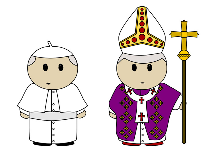immagine vestiti del papa
