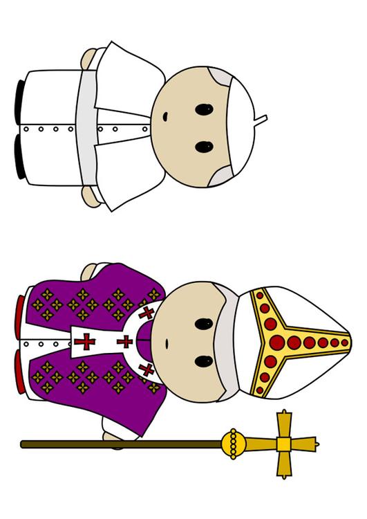 vestiti del papa