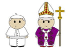 immagini vestiti del papa